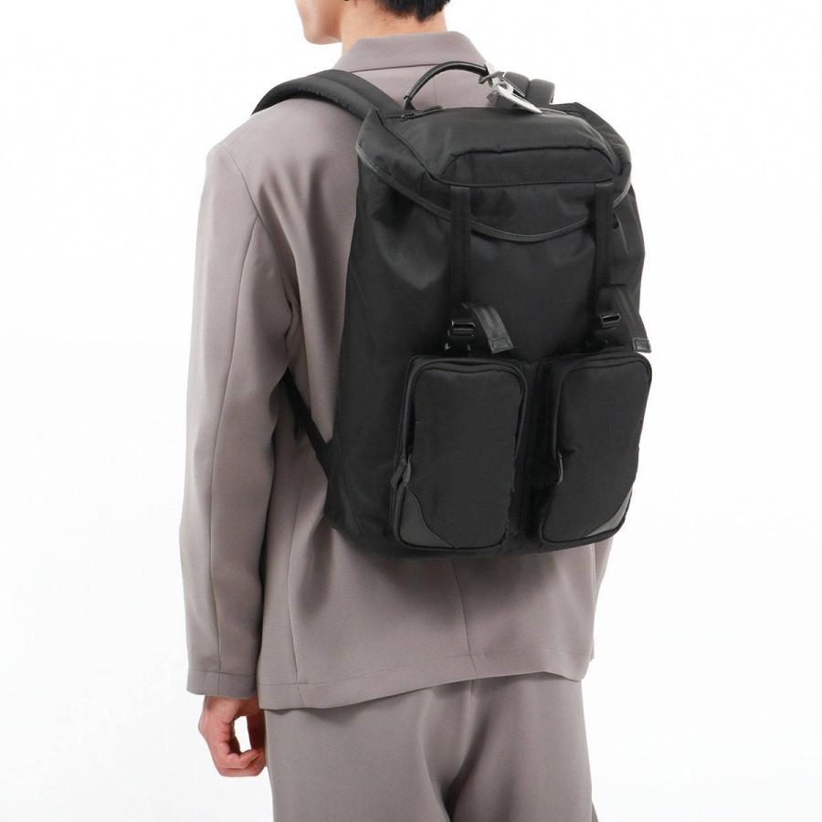 ケアセット＋選べるノベルティ ペッレモルビダ リュック PELLE MORBIDA HYDROFOIL フラップバックパック リュックサック A4 B4 メンズ HYD013の画像