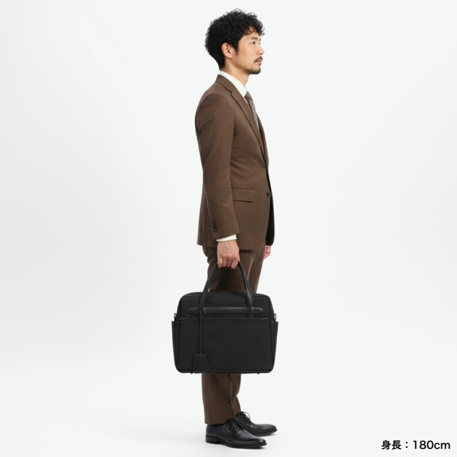 最大51%★6/4限定 ザソールビスメイドバイフラソリティ ビジネスバッグ THE SOLE BIS made by Flathority A4 日本製 キャンバスレザー ブリーフケース STEVEの画像