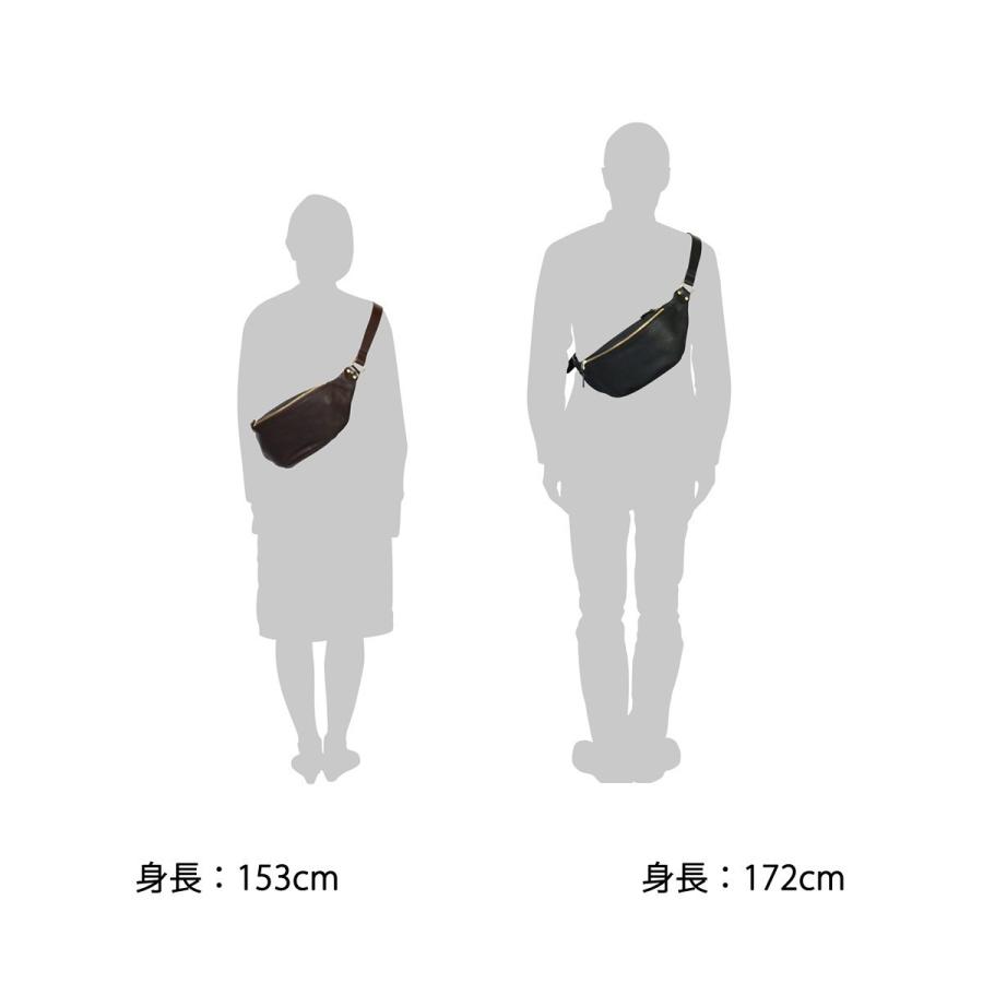 最大50%★5/5限定 スロウ ボディバッグ メンズ レディース 本革 革 SLOW バッグ ブランド きれいめ おしゃれ 日本製 斜め掛け 斜めがけ rubono 300S61E_9