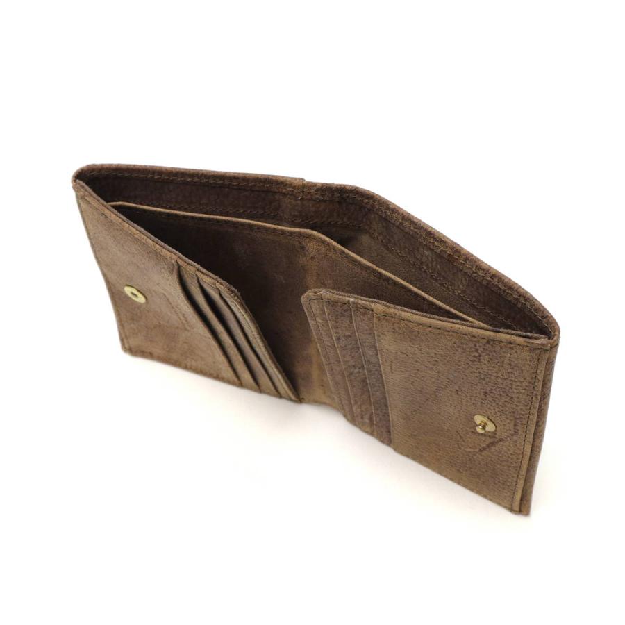 SLOW スロウ /kudu クーズー　二つ折り財布　ラウンドファスナー ◇KUDU-LEATHERシリーズ◇クーズー革のコンパクトな二つ折り財布