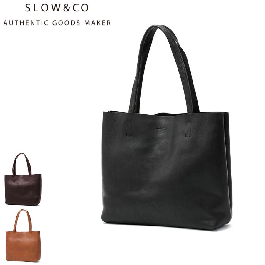 美品 SLOW スロウ トート バッグ レザー ボーノ A4 ビジネス 大容量 SLOW 最大51%☆6/14限定 トートバッグ メンズ レディース 大きめ A4