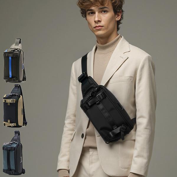 TUMI ボディバッグ BRAVO プラトーン レザー ブラック TUMI（トゥミ） 最大50%☆10/15〜 正規品5年保証 ボディバッグ メンズ