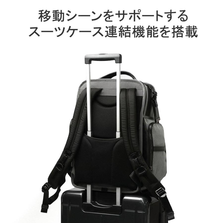 正規品5年保証 トゥミ リュック メンズ 大容量 TUMI ビジネスバッグ レザー ブランド 40代 50代 B4 A4 Alpha X ブリーフ・パック 02603580｜galleria-store｜11