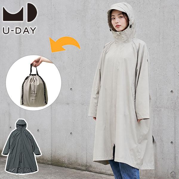 U-DAY 最大50%☆10/11限定 レインコート メンズ レディース ユーデイ