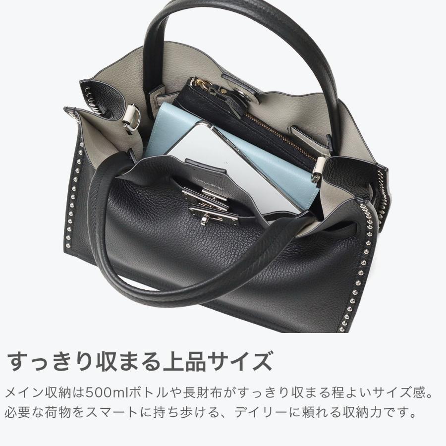 最大41%★5/25限定 正規品 ヴィオラドーロ トートバッグ レディース 小さめ VIOLAd'ORO バッグ トート A5 Mサイズ 2WAY ショルダー 本革 牛革 MIRO V-8993の画像