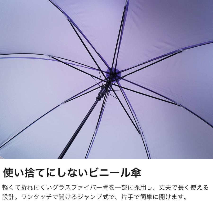 アンダーカバー ビニール傘 2本セット （ブラック、パープル