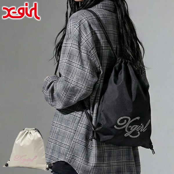 X-girl（エックスガール） 最大50%☆2/25限定 ナップサック レディース
