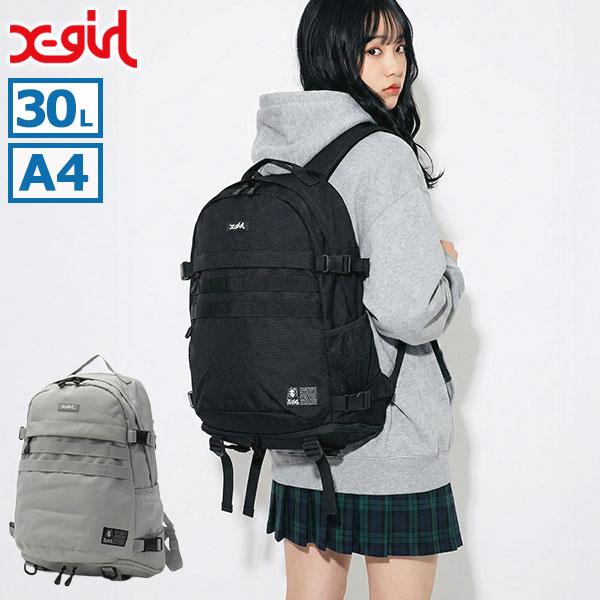 最大51%★6/8迄 エックスガール リュック 通学 大容量 レディース メンズ X-girl 女子 女子高生 高校生 中学生 タブレット PC 軽い かわいい 105261053009 | X-girl