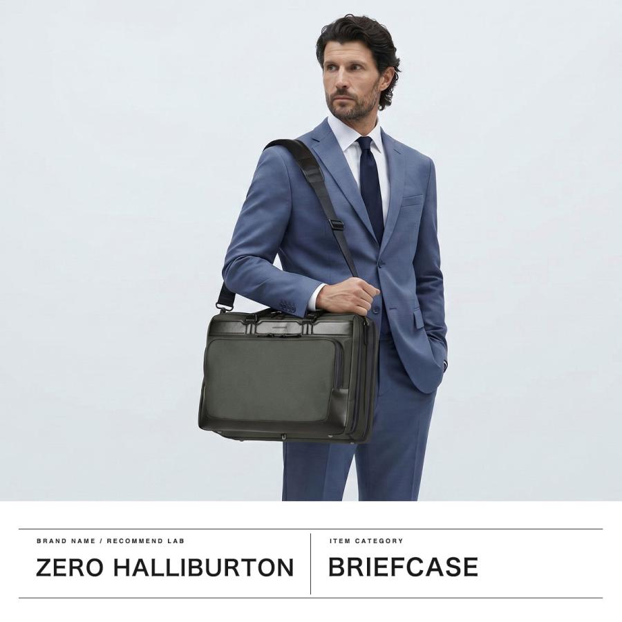 最大51%★6/4限定 正規品5年保証 ゼロハリバートン ビジネスバッグ メンズ ZERO HALLIBURTON ブリーフケース ZEST3 Expandable Medium Briefcase 81734の画像