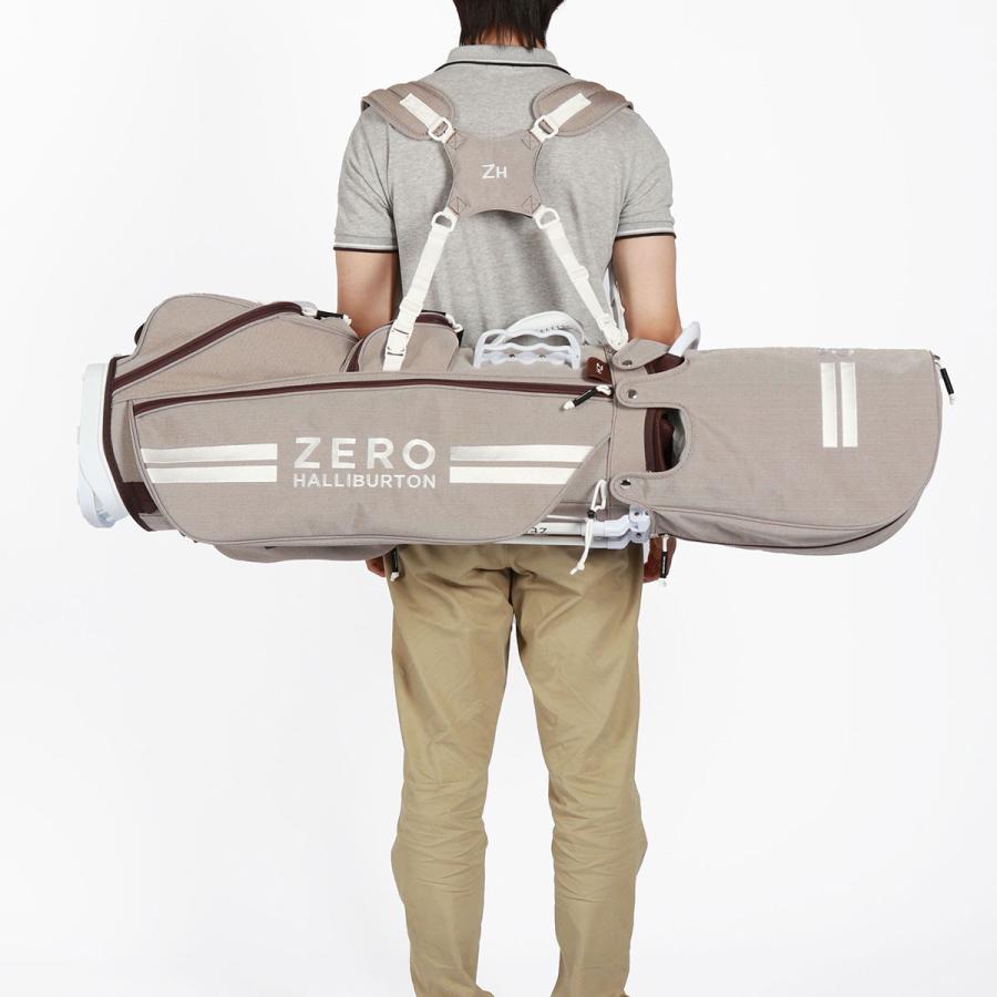 ゼロハリバートン9.0型 スタンド キャディバッグ 新品未使用　正規品　タグ付 新品未使用】ゼロハリバートン キャディバッグ ピンク スタンド