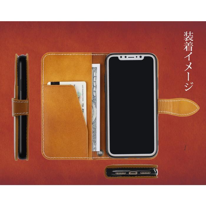 iPhoneXS iPhoneX ケース 手帳型 革 本革 レザー 携帯ケース