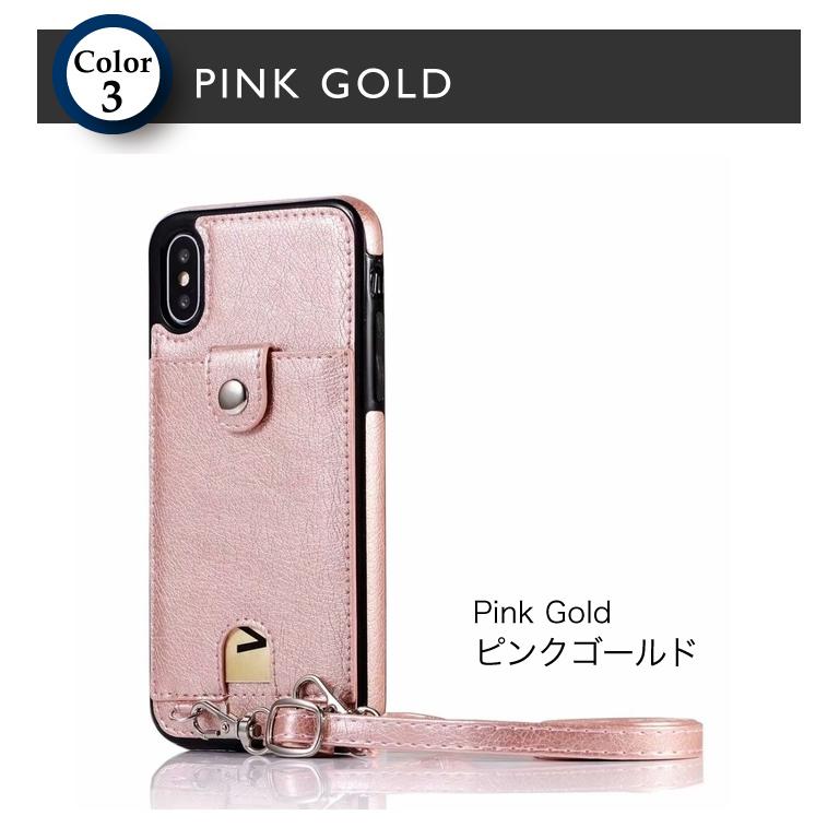 iPhone14 ケース ショルダー 肩掛け カード収納 iPhone13 iPhone12 携帯ケース  iPhone13mini  iPhone12mini iPhoneSE ショルダーストラップ カード入れ 背面 | ブランド登録なし | 06