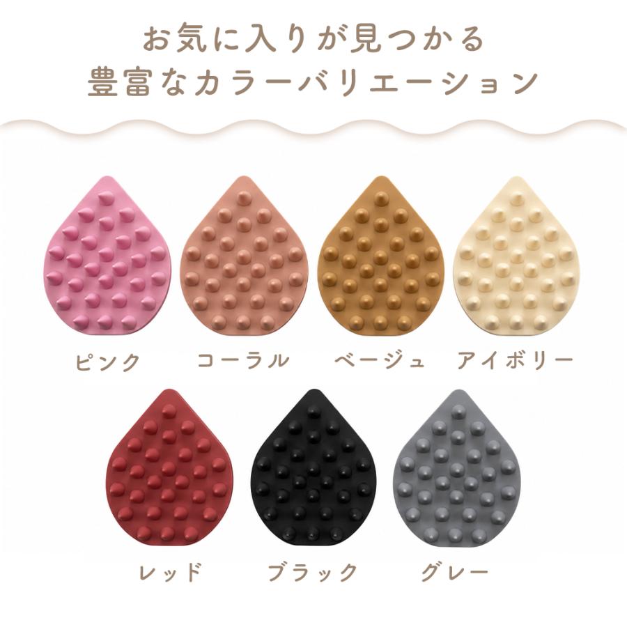 シャンプーブラシ 柔らかめ 頭皮ブラシ シリコン スカルプブラシ 頭皮マッサージ ヘアーブラシ 頭皮ケア スカルプケアブラシ | ブランド登録なし | 07