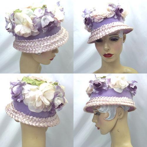 ヴィンテージ帽子 ラベンダー ストローHAT フラワー 1647 : m0436 : GALLERY AURA - 通販 - Yahoo!ショッピング ヴィンテージ帽子 ラベンダー ストローHAT フラワー 1647 : m0436 : GALLERY AURA - 通販 - Yahoo!ショッピング