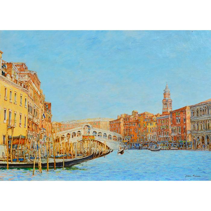 ジャン・ケイム「リアルト橋 ベニス」油彩画 P8号 : 2063 : ギャラリー 