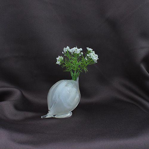 ホウズキ ガラスの花瓶 アーティストの花器 贈答用にもおすすめ