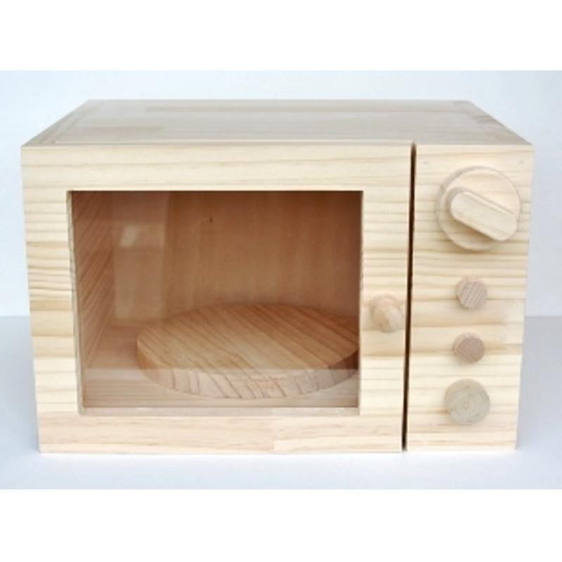 ままごと用　木製玩具　電子レンジ | 