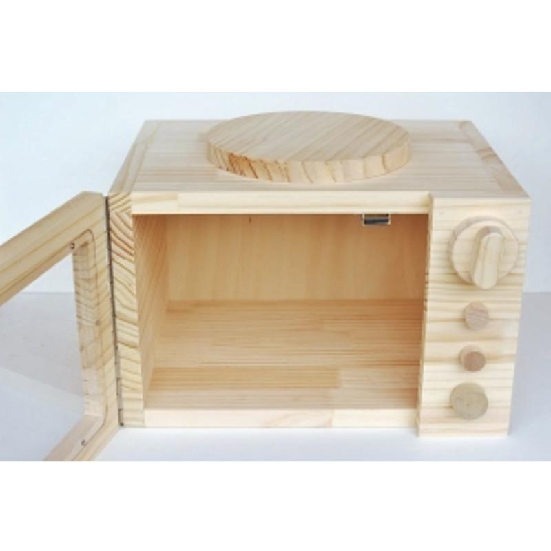 ままごと用　木製玩具　電子レンジ |  | 01