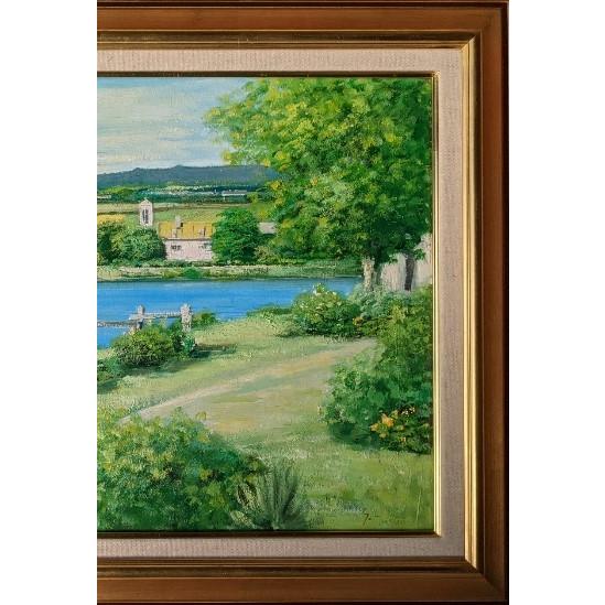 油絵　f10 Amazon.co.jp: 黒木啓 奥入瀬1 F10号 受注制作 油彩画 油絵