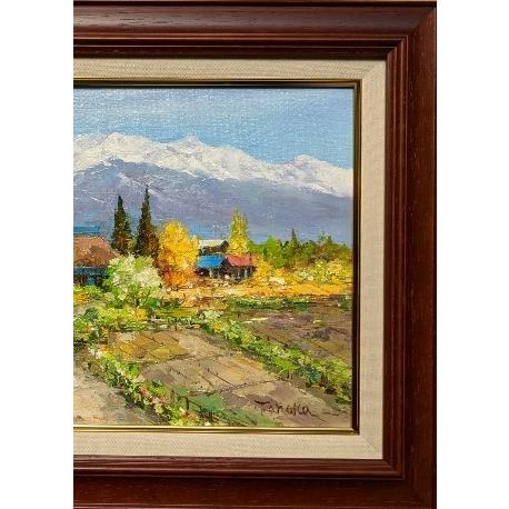 絵画 油絵 F6サイズ（6号） 田中浩二 北アルプス地方