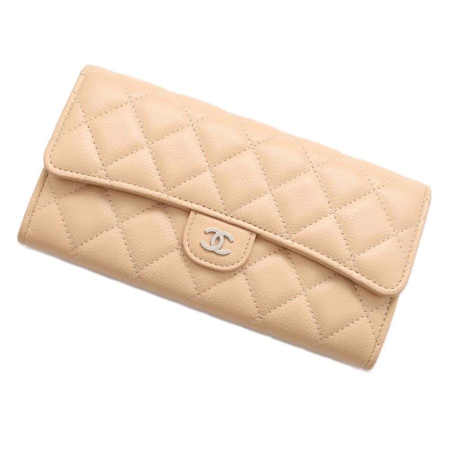 CHANEL シャネル マトラッセ 長財布 フラップ ココマーク キャビアスキン シャネル 長財布 クラシック ロング フラップ ウォレット マトラッセ