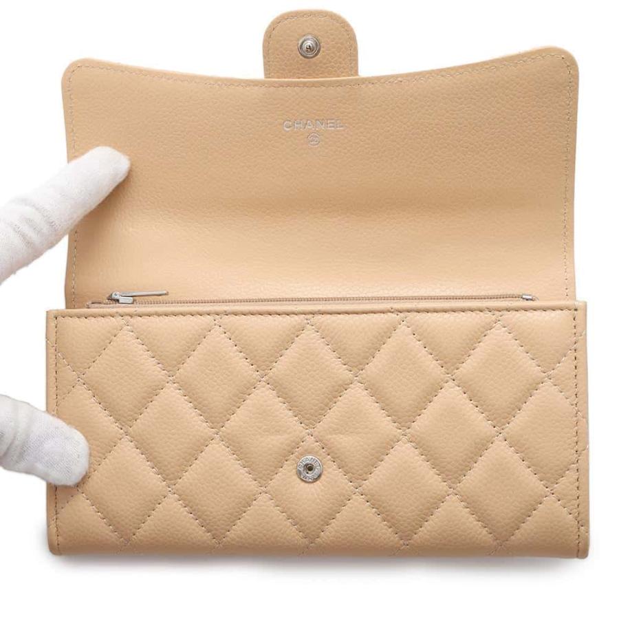 シャネル 長財布 クラシック ロング フラップ ウォレット マトラッセ
