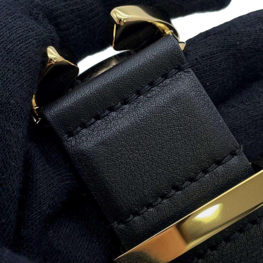 シャネル ベルト ココマーク レザー サイズ75 B24B CHANEL 黒 【安心