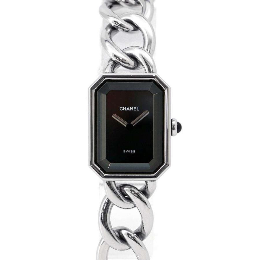 T285 シャネル プルミエールL H0452 SSチェーンブレス クォーツ シャネル プルミエール チェーン L H0452 CHANEL 腕時計 レディース
