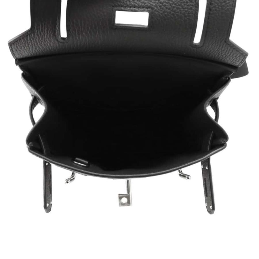 エルメス ボディバッグ ケリー アッカドPM ブラック/シルバー金具 トゴ