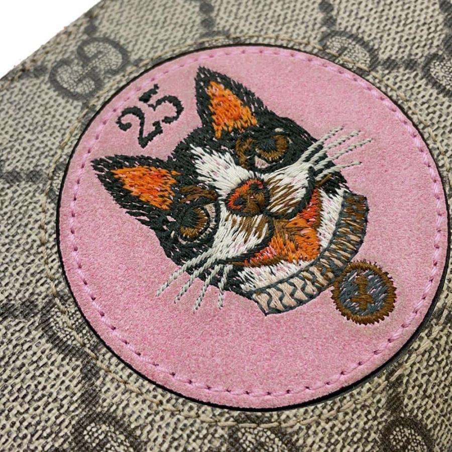 グッチ 長財布 GGスプリーム キャット 506279 GUCCI 財布 ネコ 【安心