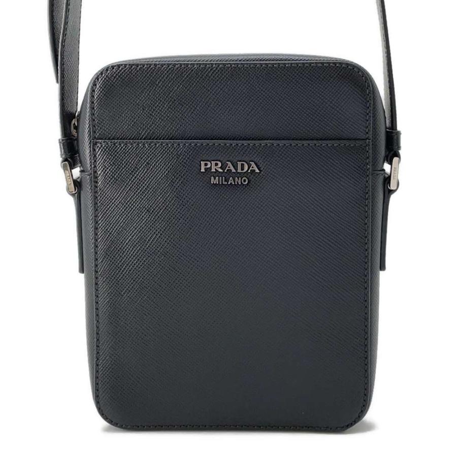 プラダ ショルダーバッグ ロゴ サフィアーノ 2VH040 PRADA バッグ 斜め