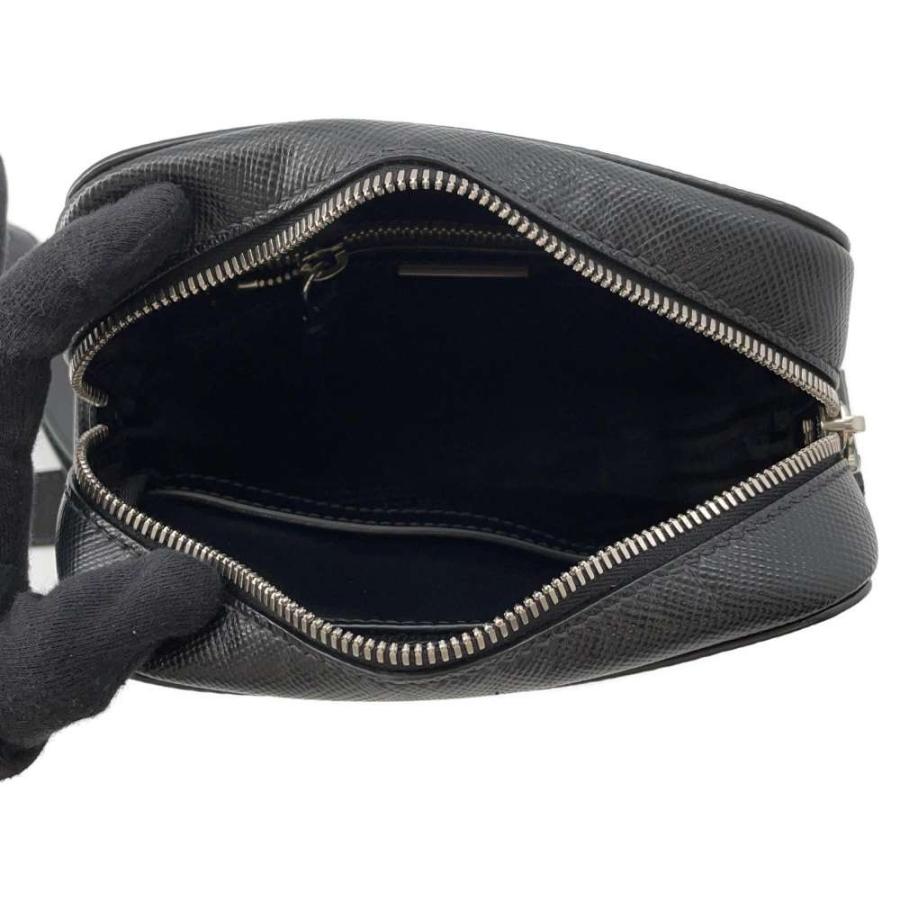 プラダ ショルダーバッグ ロゴ サフィアーノ 2VH040 PRADA バッグ 斜め