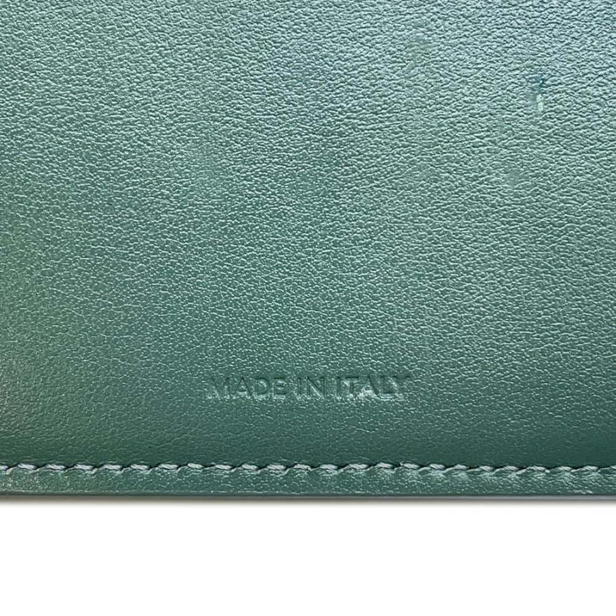 セリーヌ 二つ折り財布 ミディアム ストラップ ウォレット バイカラー