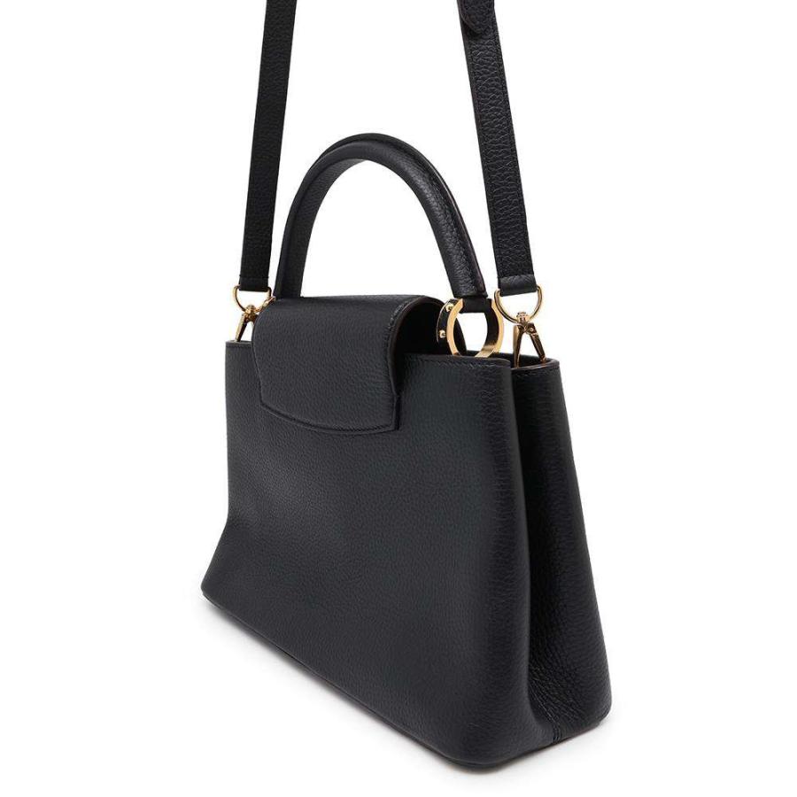 LOUIS VUITTON ルイヴィトン カプシーヌPM 2way ハンドバッグ ショルダーバッグ ブラック レザー M42242 シルバー金具 LOUIS VUITTON (ルイヴィトン) カプシーヌPM 2way ハンドバッグ