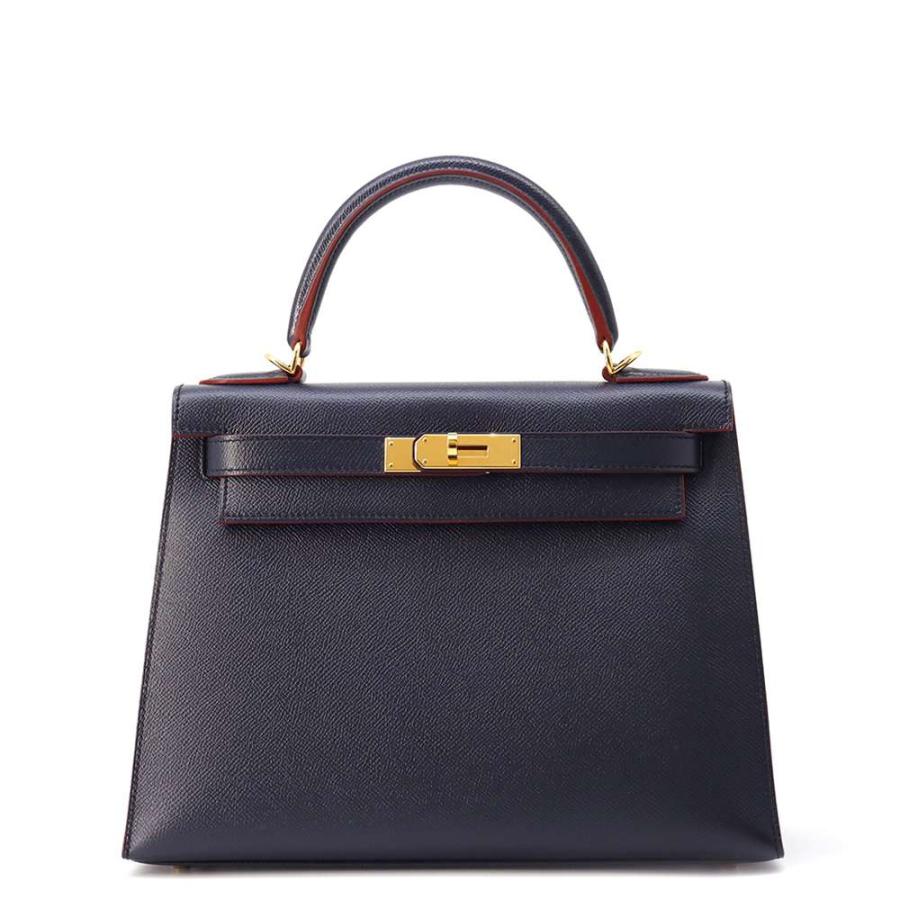HERMES エルメス ケリー28 外縫い ルージュセリエ エプソン 2wayハンドバッグ ショルダーバッグ シルバー金具 □L刻印 エルメス ケリー28/外縫い ルージュセリエ/エクリュ/ホワイト