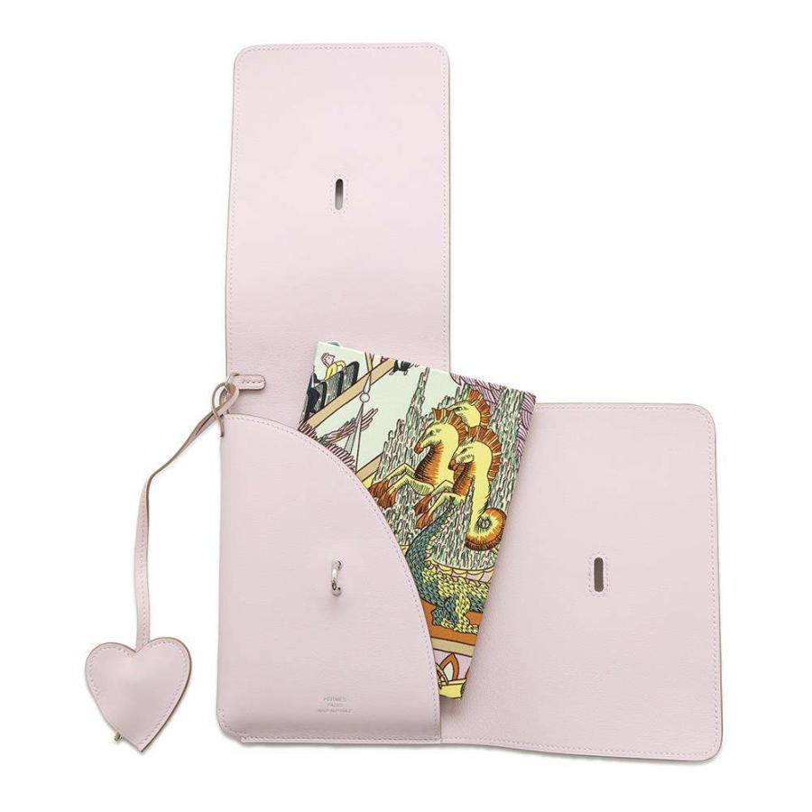 エルメス ノートカバー カルネ・シークレット モーブペール/シルバー