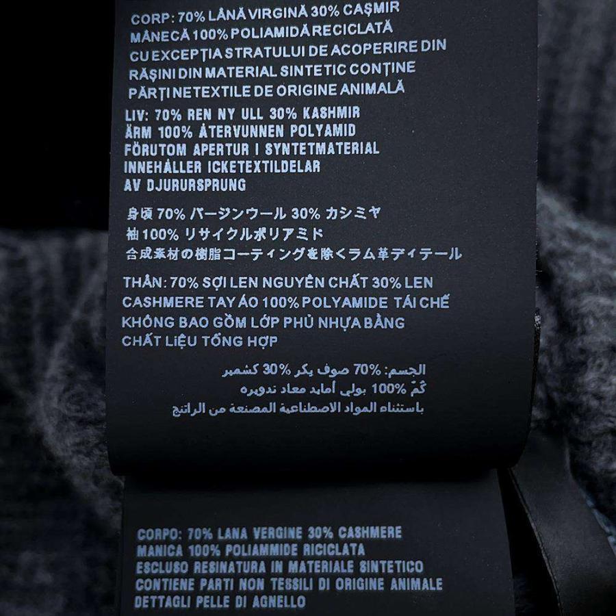 プラダ セーター ウール カシミヤ ナイロン レディースサイズ42 P24R1P PRADA アパレル ニット 黒 プラダ セーター ウール カシミヤ ナイロン レディースサイズ42 P24R1P