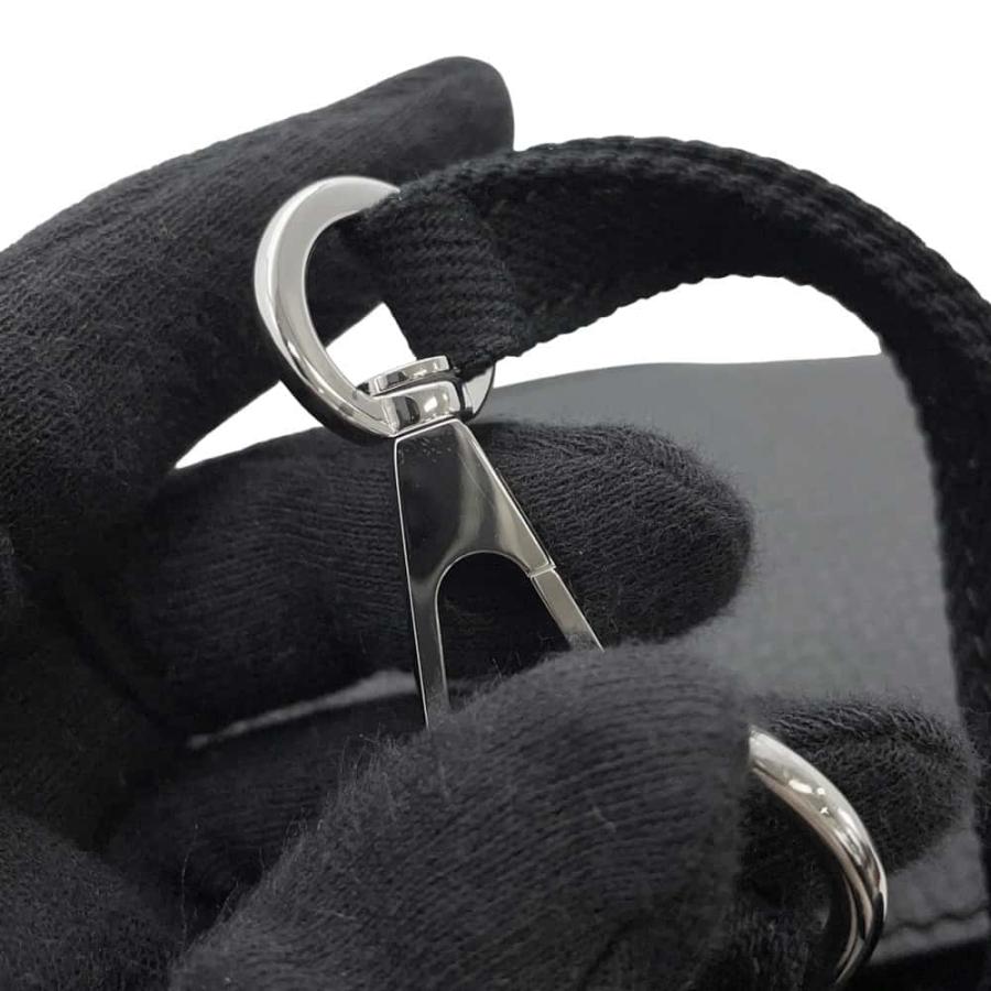 エルメス ハンドバッグ ヴァルパライソ ブラック/シルバー金具 トワル