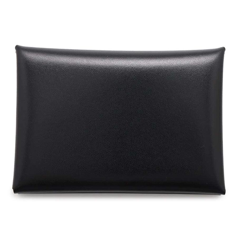 新品未使用】Hermes エルメス カルヴィ ボックスカーフ 黒HERMES