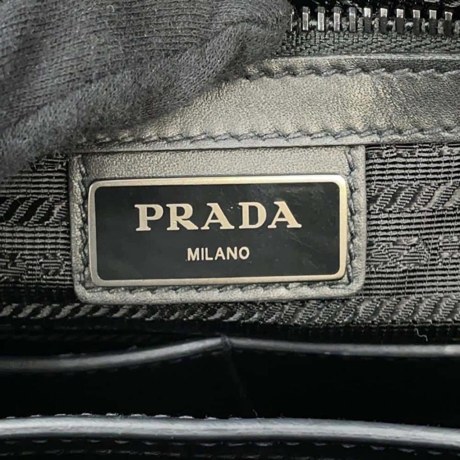 プラダ リュック バックパック レザー 2VZ011 PRADA リュックサック 黒