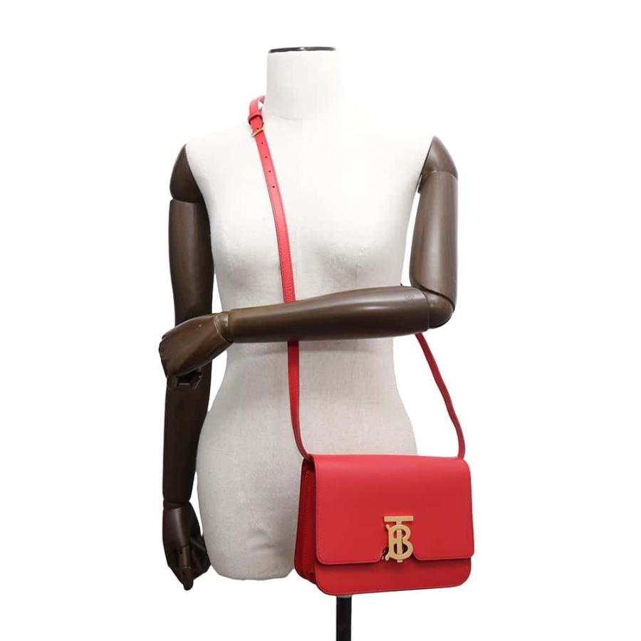 バーバリー ショルダーバッグ TB ロゴ レザー BURBERRY バッグ 斜め  