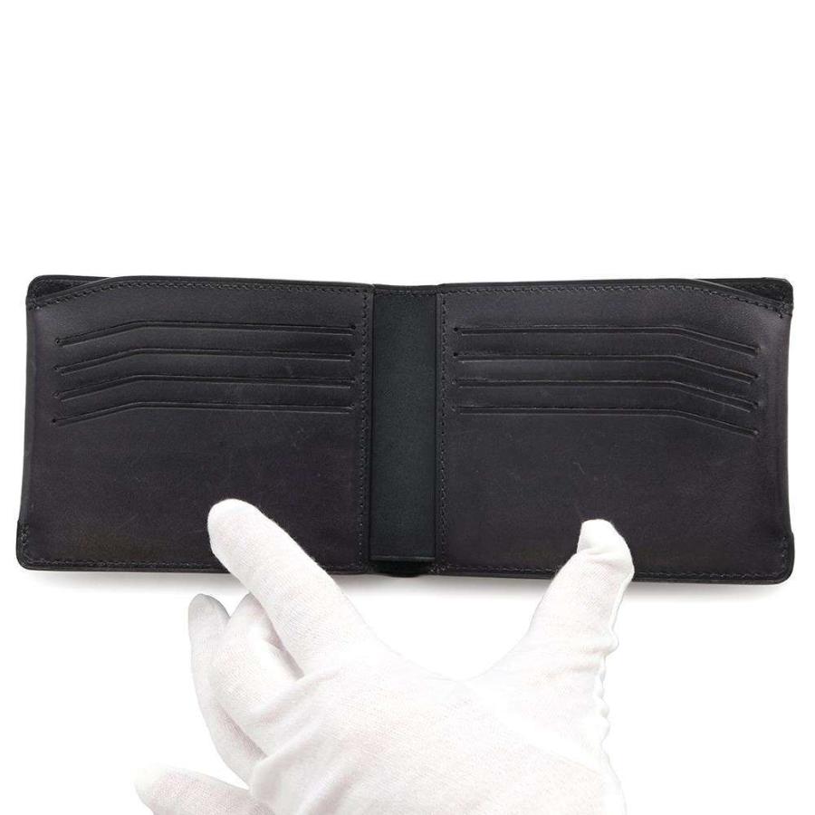 Berluti 二つ折り財布 ブラック レザー ベルルッティ 二つ折り財布 レザー Berluti 財布 メンズ 【安心