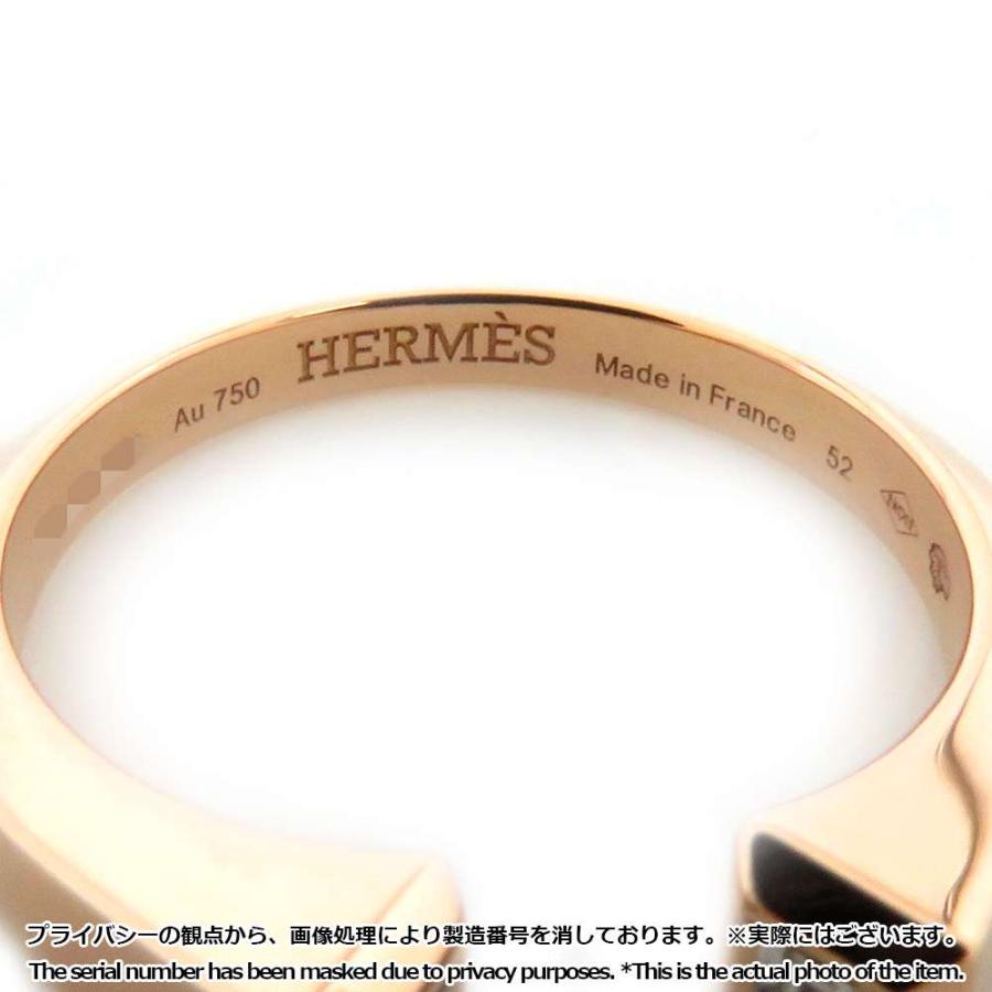 エルメス リング クルー・ド・フォルジュ PM ダイヤモンド 2P 0.1ct 