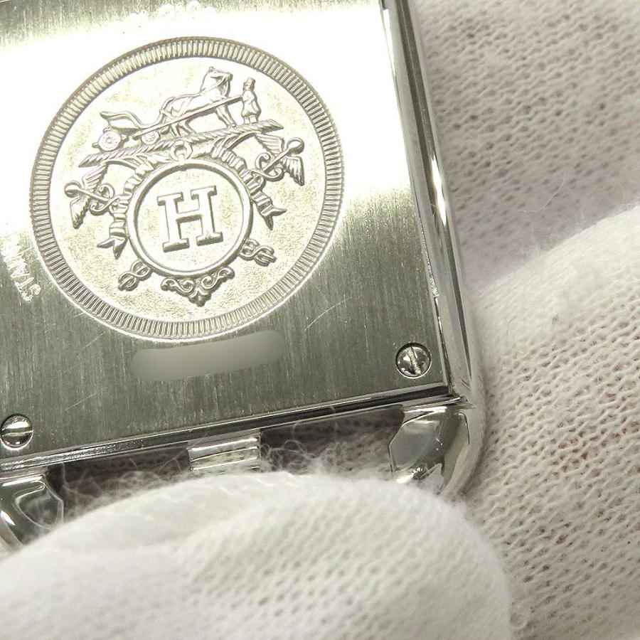 エルメス ケープコッド CC1.210a HERMES 腕時計 グレー文字盤 【安心 