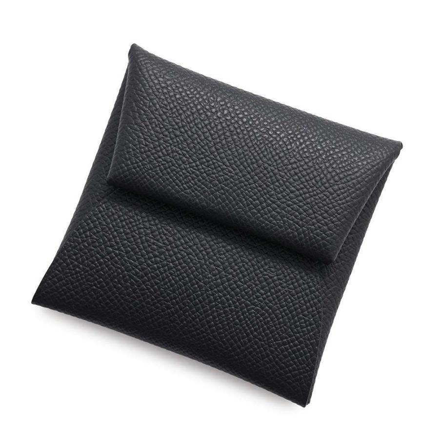 美品 HERMES エルメス バスティア エプソン ブラック ケース エルメス コインケース バスティア ブラック エプソン W刻印 HERMES