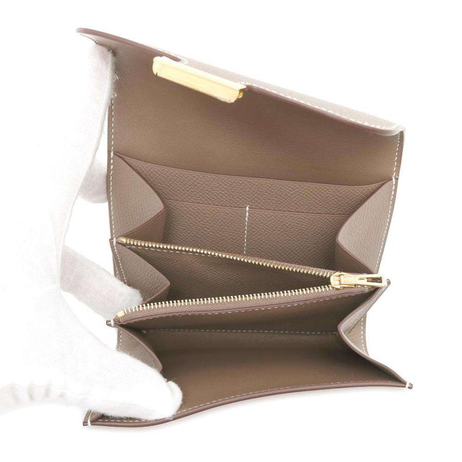 エルメス 財布 コンスタンス コンパクト エトゥープ/ゴールド金具 エプソン Y刻印 HERMES 財布 エルメス 財布 コンスタンス コンパクト エトゥープ/ゴールド金具