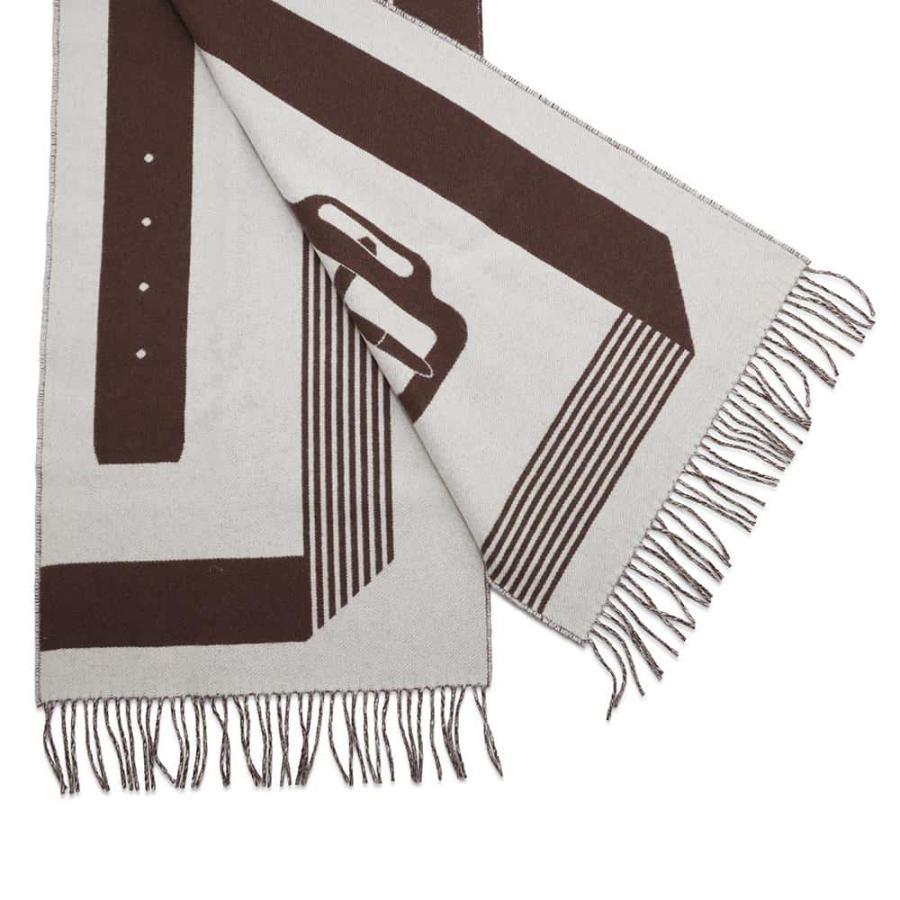 エルメス☆カシミヤマフラー 【サングル・ア・ブックル】美品