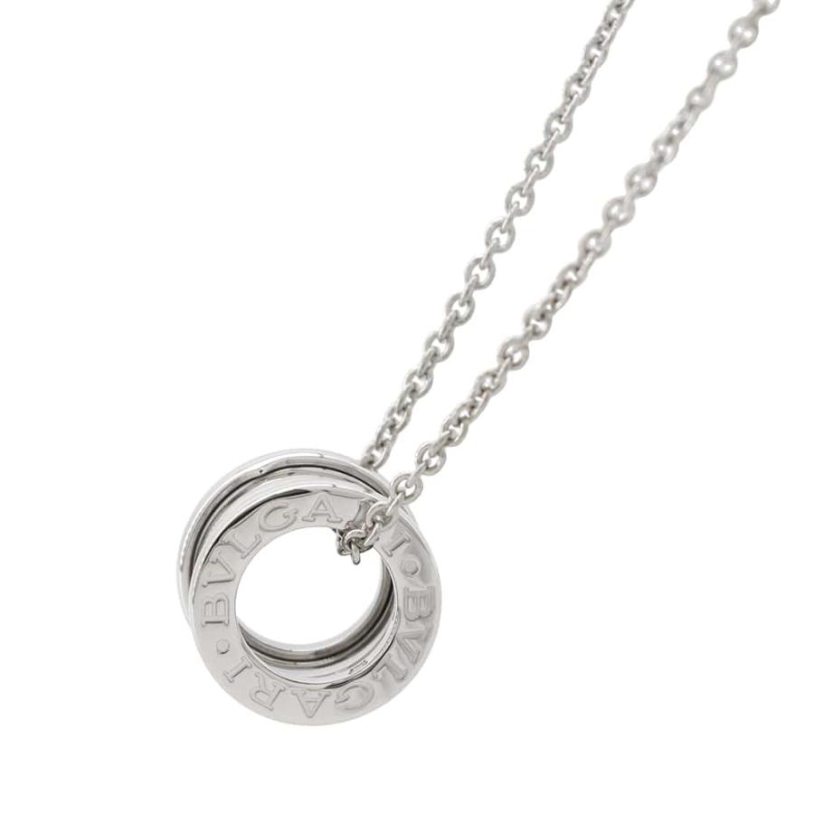 BVLGARI（ブルガリ）ビーゼロワンネックレス K18 WG ホワイトゴールド ブルガリ ネックレス ビーゼロワン B-zero1 K18WGホワイトゴールド