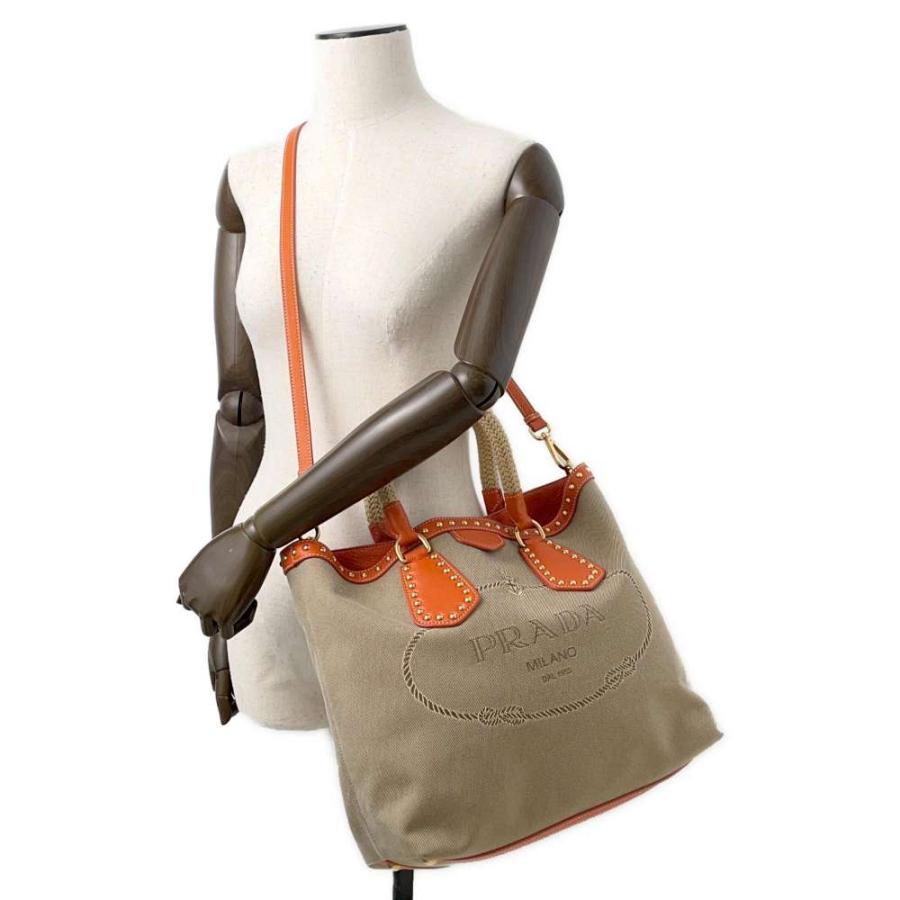 プラダ トートバッグ ロゴ BN1448 PRADA 2wayショルダーバッグ 【安心