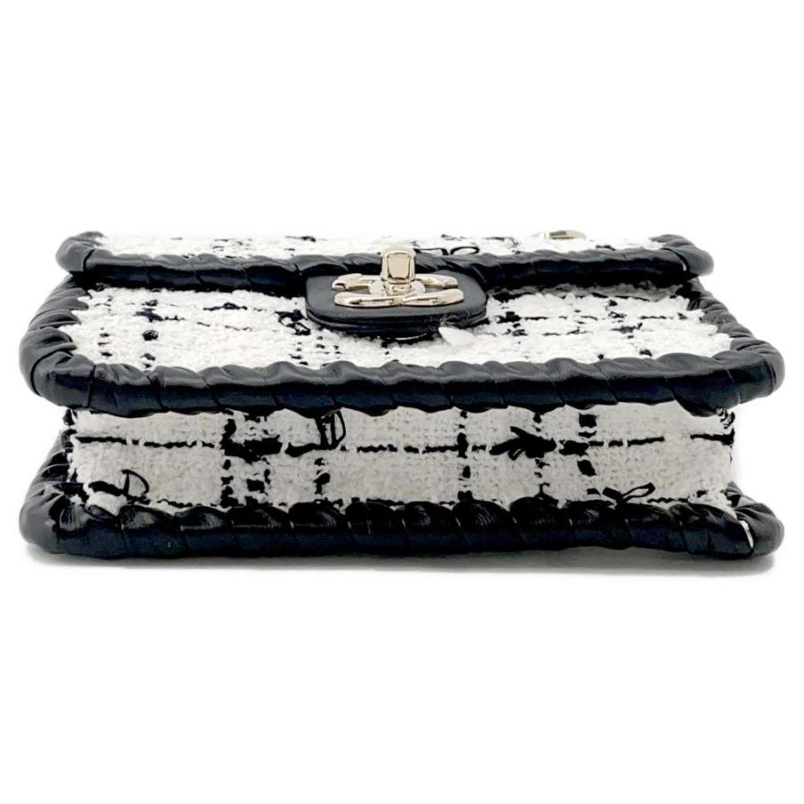 シャネル チェーンショルダーバッグ ツイード ココマーク CHANEL
